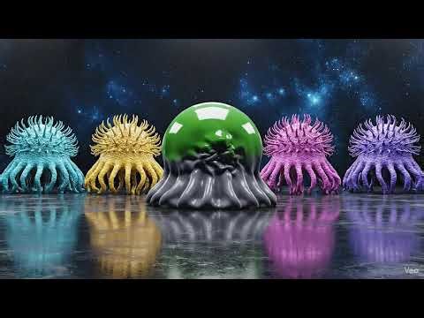 Super Colorful Alien Friends! 🌈👽 - Fun Slime Monster Cartoon | 3D Animation for Kids