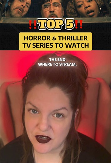 ‼️📺👻: These are the Top 5 Horror/Thriller TV Series you should be watching. Where to stream is at the end. - - 👻🎃🦇: Follow Me For Daily All Things Horror Posts (I also cover Thriller Films, True Crime, Paranormal, Video Games, & everything weird, spooky, & strange) - you’ll always have something to watch / Share this post with a spooky loving friend!