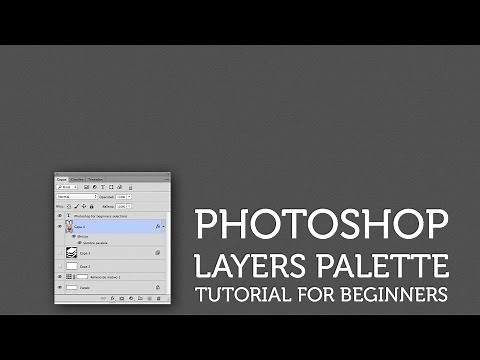 Photoshop for beginners #5 - The layers palette (PSD Box)