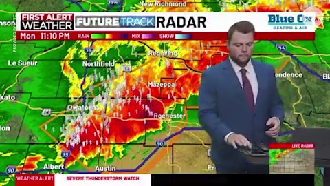 Watch the moment that inspired a viewer complaint and a viral post