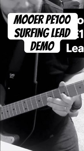 Mooer pe100 surfing lead #mooerpedals #guitar #guitardemo #guitareffects #guitarshorts