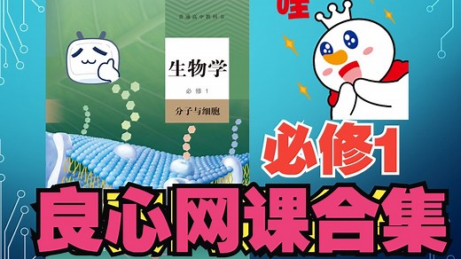【2025更新】高中高一生物必修1 生物学必修一 同步课系统课网课 分子与细胞 全册讲解 新高考全国通用