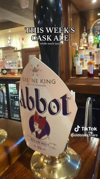 Cask Ale this week @ OBF🍺 - Old Golden Hen, 4.1% - Abbot Ale, 5% - Deuchars, 3.8% - Rocking Rudolph, 4.2% #caskale #caskalecamra #oldblackfriarsaberdeen #langmayyerlumsreek