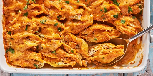 Creamy Cajun Stuffed Shells Shake Up The Classic Dinner In The Very Best Way