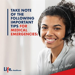 Remember to keep your nearest hospital emergency unit number on hand should you need urgent assistance: https://www.lifehealthcare.co.za/patient-information/patient-services/hospital-services/emergency-units/ Important tips for medical emergencies: - Keep an EMS number in an easy-to-find place and on your phone. - Once connected, state your name and the number you’re calling from. - Describe the medical emergency. - Provide as much information about the location – physical address, landmarks, et