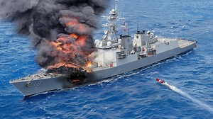 US Navy sinks massive warship with super advanced missiles