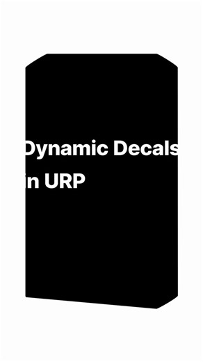 Want more detail without more hassle?URP’s Decal Renderer Feature lets you layer in grime, stickers, and more in just a few steps.Find more free resources at Unity Learn: https://t.co/KwiT3ZZzht