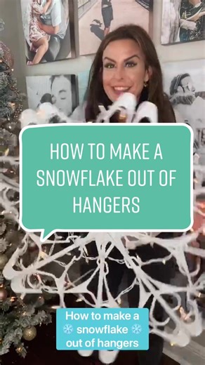 DIY Snowflake Hanger Craft Tutorial