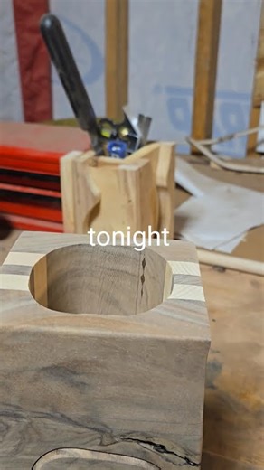 walnut and cedar bandsaw box made live. finishing tonight at 630pm pacific #woodworking #bandsawbox