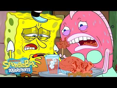 Every Food Item on the Chum Bucket Menu 🍴| 10 Minutes | SpongeBob