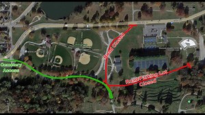 Riverside Park to close south access road