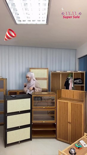 Bamboo furniture is favored for its environmental protection, durability and beautiful features. Selected high-quality bamboo production, exquisite workmanship, diverse styles, not only practical and durable, but also can add a natural and fresh atmosphere to the home. The use of bamboo furniture is not only to protect the environment, but also to improve the quality of life#bamboo #cabinet #shoes #fyp