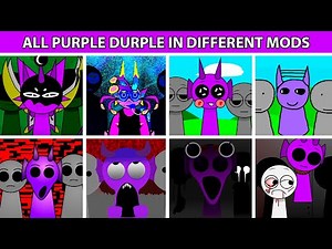 Incredibox Sprunki All PURPLE DURPLE in Different Mods