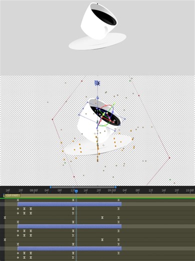 My Behind The Scene Remaking one of seven_playstudy motion graphics work for practicing and studying. ,comma #motiongraphics #motion #dyafterfxpractice