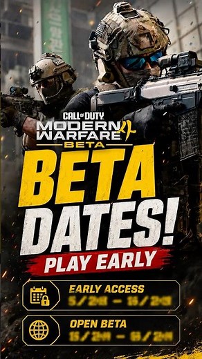 🚨 MW4 Beta Dates Revealed! Here’s When You Can Play 😳