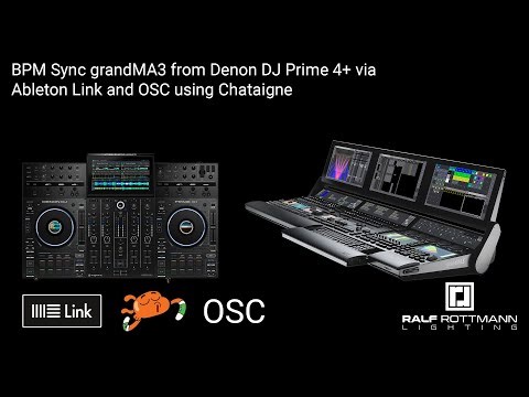 04 BPM Sync from Ableton Link via OSC to grandMA3 using Chataigne - #grandma3