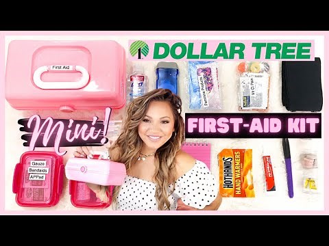 DOLLAR TREE MINI EMERGENCY FIRST-AID KIT | TARGET HAUL | BEST DOLLAR TREE BRAND FIRST AID PRODUCTS