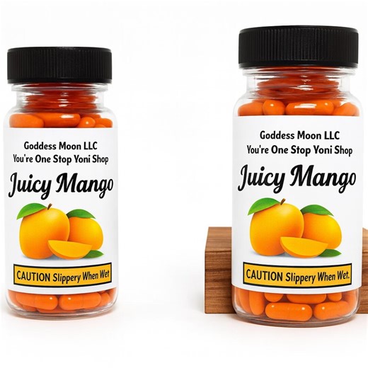 Slippery Elm & Red Maca Root Capsules: Natural Herbal Supplement (juicy Mango) - Etsy