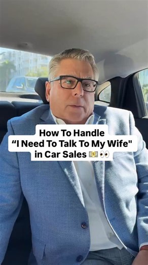 Product Prep on Instagram: "When the customer says, “I Need To Talk To My Wife”, try this! 👀 ⬇️ Or if you want to 2x-10x your income at your dealership, become an F&I Manager in the next 30 days! 📥 Just DM “Info” to learn more about how to become an F&I Manager through our F&I Certification and Training Program and join the 300+ dealerships and 1,000+ F&I Managers we’ve trained and certified Follow for more Car Sales and F&I Training. Go get ‘em! #FinanceManagerTraining #Dealership #FinanceMan