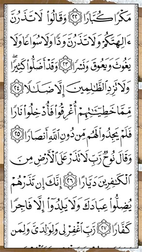 نوح | Surah Nuh — Part 4 of 4 🕌