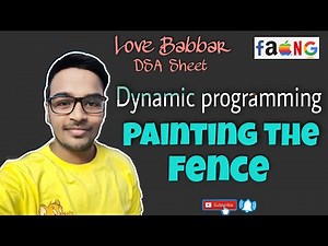 Painting the Fence Problem | Dp | Love Babbar DSA Sheet | Amazon 🔥 | GFG | DP Solution