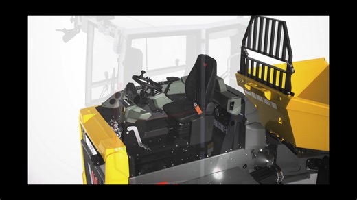 The Dual View feature on our dumpers allows you to easily and comfortably rotate the seat, providing a 360-degree view of the site for maximum efficiency. | Wacker Neuson