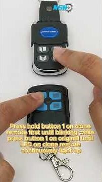 How to clone your 433Mhz 4 channel remote control #autogatesystem #copy #remote