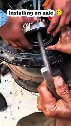 Getting Axle Alignment Right 😊#AxleInstallation #MechanicalRepair #VehicleMaintenance #DIYMechanics