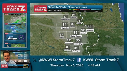 Winds pick back up through today as the clouds increase. Here is a peek at what we can expect through the weekend. https://www.kwwl.com/weather/forecast/tracking-much-colder-with-some-snow-this-weekend/article_0704ca97-90b6-4f18-9c65-3c7c3b0646c4.html | KWWL