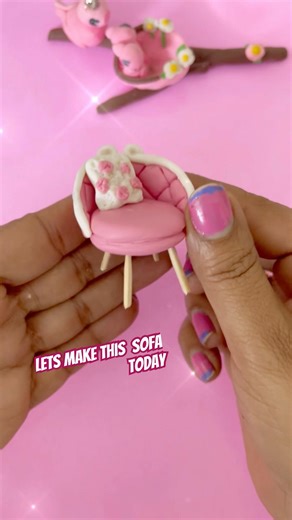 Easy DIY Miniature Sofa Making | Step-by-Step Mini Sofa Short Tutorial for Beginners 🛋️✨