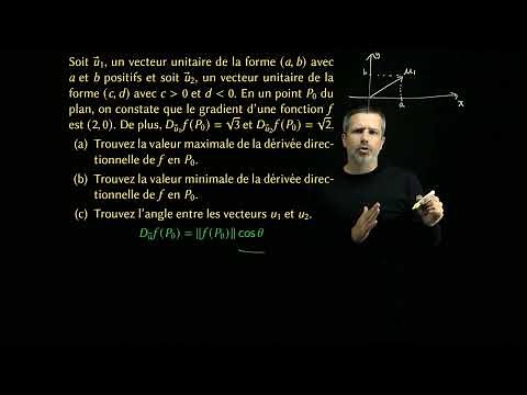 Dérivée directionnelle et gradient