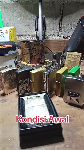 Refinish Zippo: Basic Armor ke Finishing Silver Plate (2nd Good)