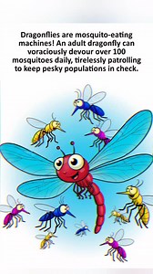 How many mosquitoes can a dragonfly eat in a day? | Science - Space - Education