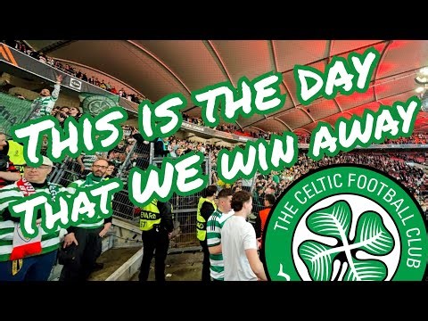 4,000 Celtic fans singalong "This is the day that we win away" | Highlights Europa League Stuttgart