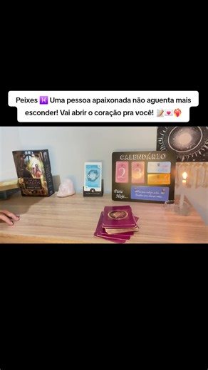 Peixes ♓️ Uma pessoa apaixonada não aguenta mais esconder! Vai abrir o coração pra você! 📝💌❤️‍🔥 #leituradetarot #peixes♓️