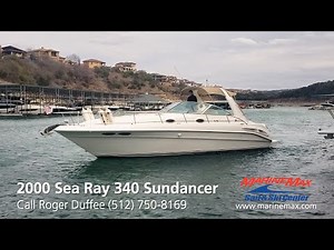 Pre-Owned Fresh water Sea Ray 340 Sundancer!