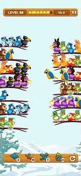 Bird Sort 2 Level 88 Solution | #birdsort #games #gamedesign #birdsortpuzzle #birdsortcolorpuzzle