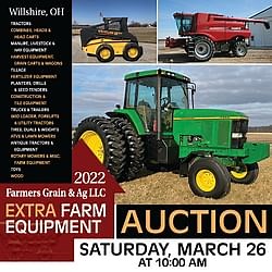 FARMERS GRAIN AND AG EQUIPMENT AUCTION - WILLSHIRE, OH
