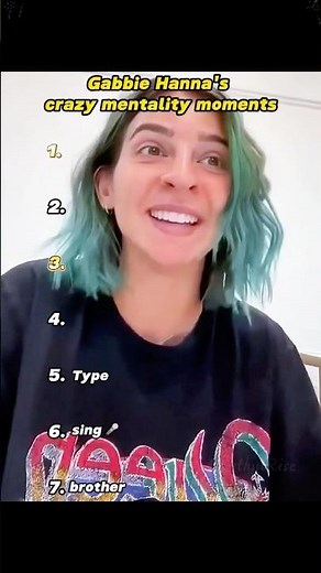 Gabbie Hanna's crazy mentality moments #mentality #core #gabbiehanna #funny