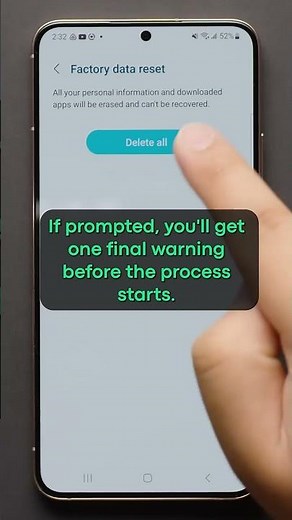 How to factory reset Android devices