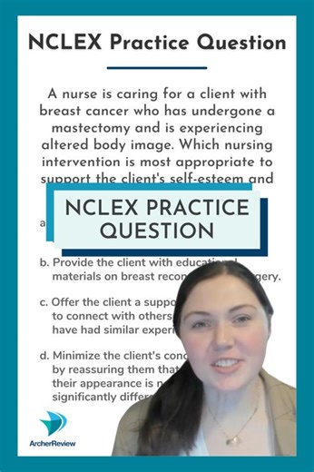 12K views · 314 reactions | It's time for another practice question with Rachel at Archer Review! Let us know in the comments if you got this one right!  Remember - we have thousands of practice questions like this to get you NGN-ready! 朗 Visit https://archerreview.link/sure-pass for everything you need to succeed! #nclexrn #nursingstudents #nclexquestionoftheday #nclexquestions #nclexprep #nclextips | Archer NCLEX Review | Facebook