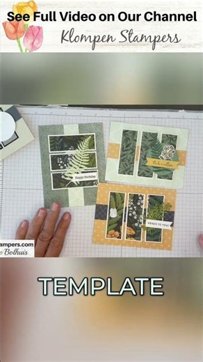 Free Card Making Template & Tutorial! Get Yours Today! #shorts