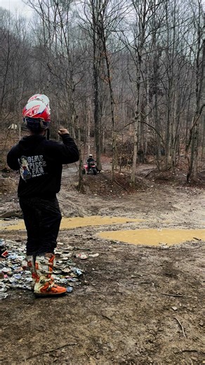 I pooped my pants again! #Otis #freeride #hillclimb #wellsville #ohio #crazyhorse #honda #250r | Andrew -[Hill Killer Franklin]
