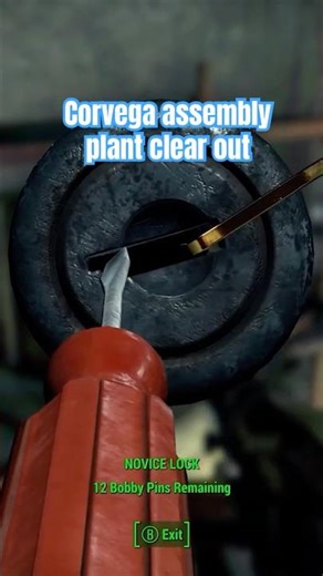 #fallout4gameplay - picking locks and clearing out the Corvega assembly plant #gamingchannel