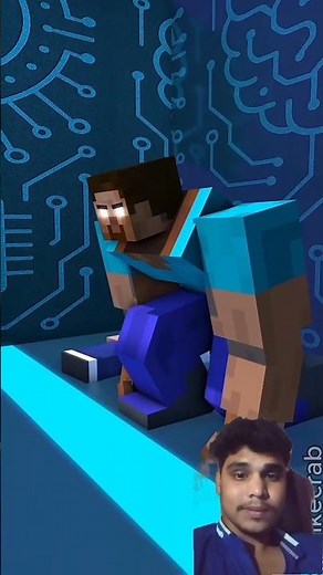 Zombie Becomes Super Herobrine in the AI Robot Challenge ⚡ #shorts #trending #viral #music #love