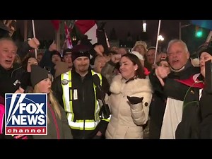 Canadian protesters tell Hannity how they feel about Trudeau