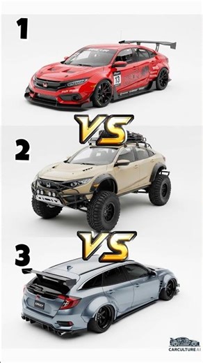 Honda Civic Transformed 9 Ways! Pick Your Craziest Build!