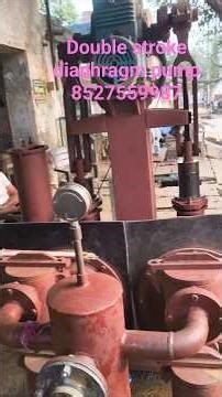 Double stroke diaphragm pump for filter press 8527559987