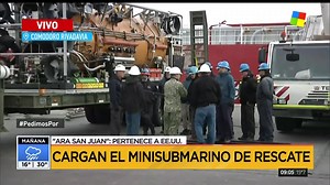 53K views · 374 reactions | AHORA - #BDA > Comienzan a descargar el minisubmarino de EE.UU. que se sumará a la búsqueda del ARA San Juan | América TV | Facebook