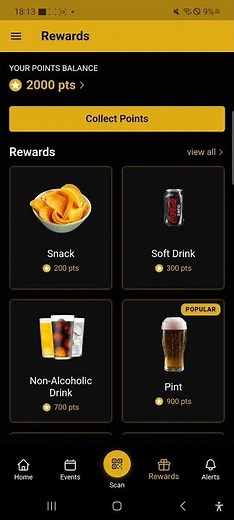 How to Earn Points with the Pub Loyalty App | EPOSNOW Integrated Mobile App
